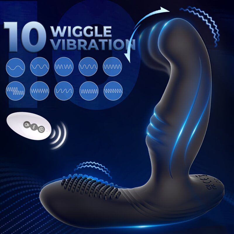 Wiggling Remote Controlled Prostate Massager