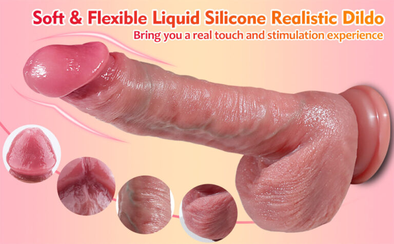 Remote Control Heating Thrusting Realistic Dildo-03