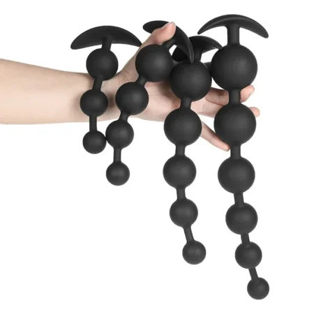 Big Silicone Anal Beads – Available in 4 Sizes