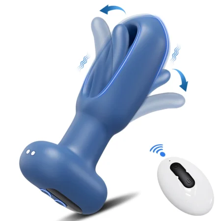 Remote-Controlled Vibrating Swinging Anal Plug