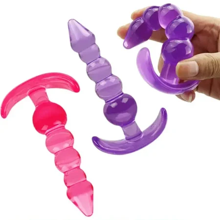 Soft Flexible Silicone Anal Beads