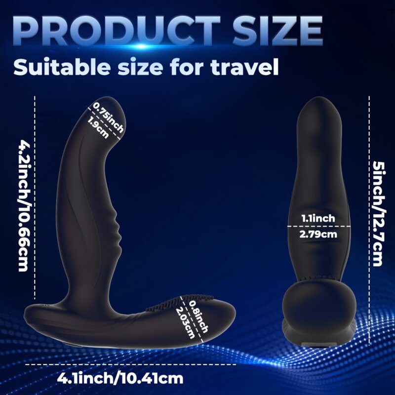 Wiggling Remote Controlled Prostate Massager