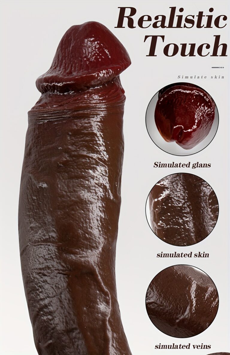 Realistic Thick Big Black Dildo