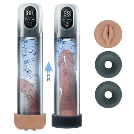 LED Display Penis Pump for Penis Enlargement