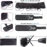 Bondage Bed Restraints Set with Handcuffs