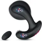 Remote Control Prostate Massager with Automatic Inflation