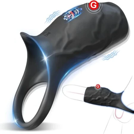 Vibrating Penis Sleeve with G-Spot Stimulation for Couples