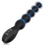 Vibrating Anal Beads Wand with LED Screen