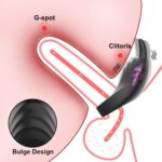 Vibrating Cock Ring with Remote Control for Delay Ejaculation and Clitoral Stimulation