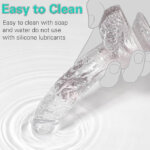 Clear Realistic Dildo – Available in 4 Sizes