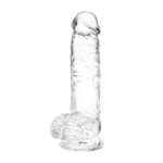 Clear Realistic Dildo – Available in 4 Sizes