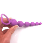 Heart-Shaped Silicone Anal Beads